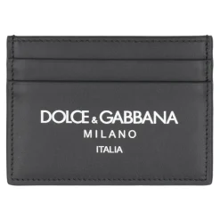 Dolce & Gabbana Kalfsleren Kaarthouder-Heren Portefeuilles