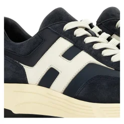 Hogan Kalfsleren Modieuze Stijlvolle Schoenen-Heren Sneakers