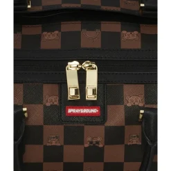 SPRAYGROUND Karakter Check Duffle Tas-Heren Tassen