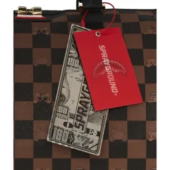 SPRAYGROUND Karakter Check Duffle Tas-Heren Tassen