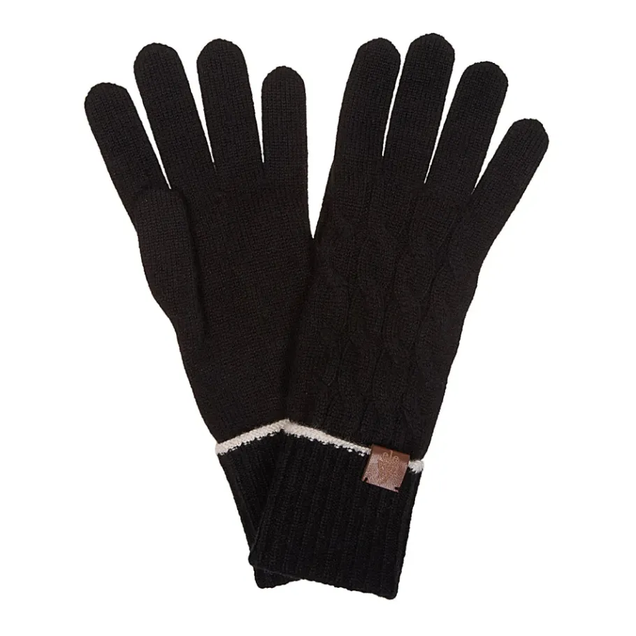 Eleventy Kasjmier Gevlochten Gebreide Handschoenen-Heren Handschoenen