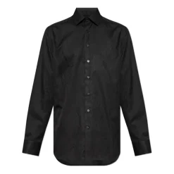 Etro Katoen Jacquard Overhemd-Heren Overhemden