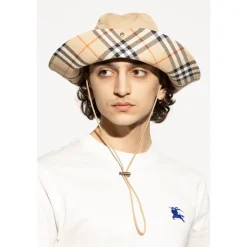 Burberry Katoenen hoed met strikjes-Heren Hoeden