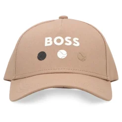 Hugo Katoenen keperpet met logolabel-Heren Petten