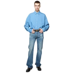 Acne Studios Katoenen knoopshirt-Heren Overhemden