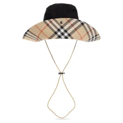 Burberry Katoenen muts met strikjes-Heren Hoeden