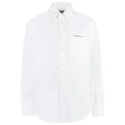 Palm Angels Katoenen overhemd met button-down kraag-Heren Overhemden