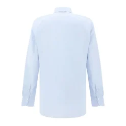 Finamore Katoenen overhemd met knoopsluiting en verstelbare manchetten-Heren Overhemden