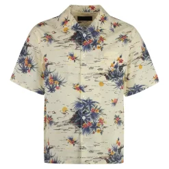 Prada Katoenen shirt met korte mouwen-Heren Overhemden