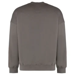 Rick Owens Katoenen sweatshirt met ronde hals-Heren Truien & Vesten