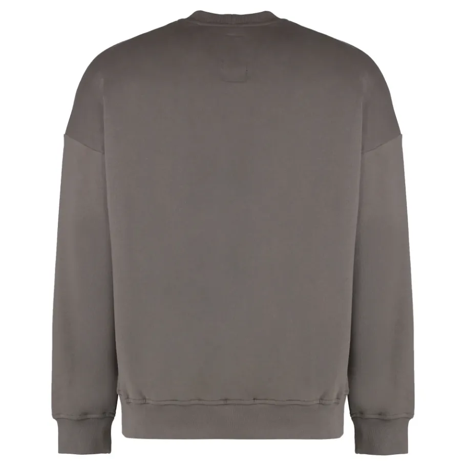 Rick Owens Katoenen sweatshirt met ronde hals-Heren Truien & Vesten