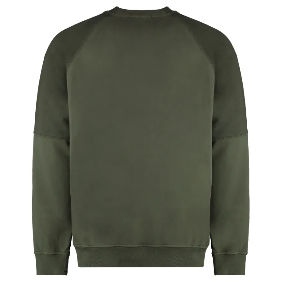 Stone Island Katoenen sweatshirt met ronde hals-Heren Truien & Vesten