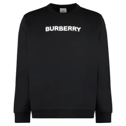 Burberry Katoenen sweatshirt met ronde hals-Heren Truien & Vesten