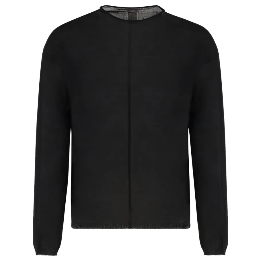 Rick Owens Katoenen trui met ronde hals-Heren Truien & Vesten