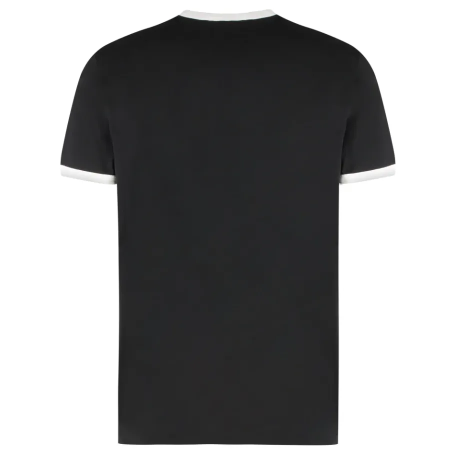Dolce & Gabbana Katoenen T-shirt met Flockprint-Heren Shirts