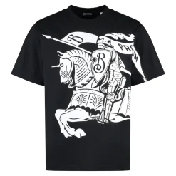 Burberry Katoenen T-shirt met ronde hals-Heren Shirts