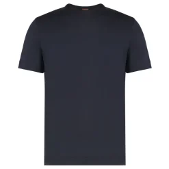 Zegna Katoenen T-shirt met ronde hals-Heren Shirts