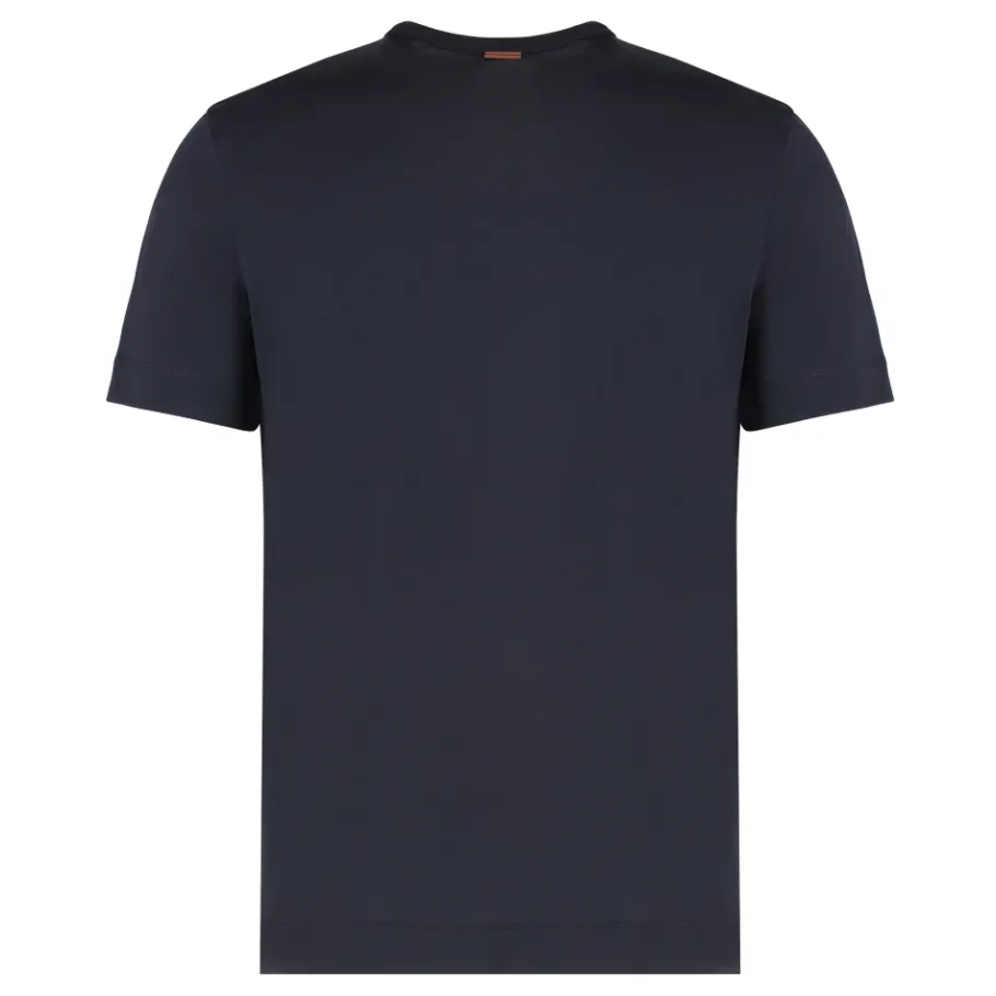 Zegna Katoenen T-shirt met ronde hals-Heren Shirts