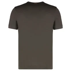 Zegna Katoenen T-shirt met ronde hals-Heren Shirts