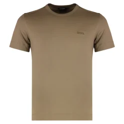 Zegna Katoenen T-shirt met ronde hals-Heren Shirts
