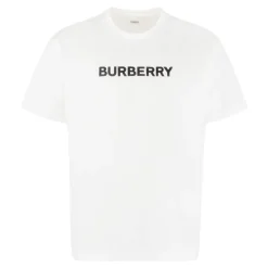 Burberry Katoenen T-shirt met ronde hals-Heren Shirts