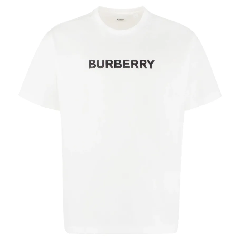 Burberry Katoenen T-shirt met ronde hals-Heren Shirts
