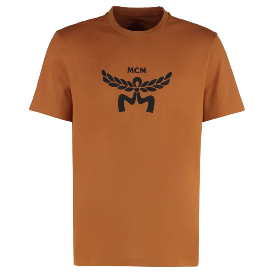 MCM Katoenen T-shirt met ronde hals-Heren Shirts