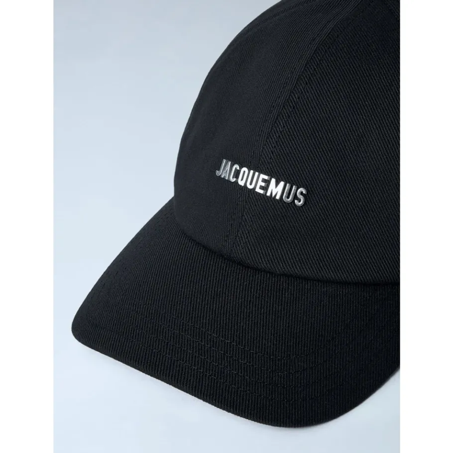 Jacquemus Katoenen Twill Logo Baseballpet-Heren Petten
