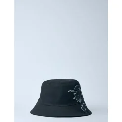 Burberry Katoenen Twill Logo Emmerhoed-Heren Hoeden