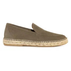 Abarca Khaki e Suède Loafers-Heren Espadrilles
