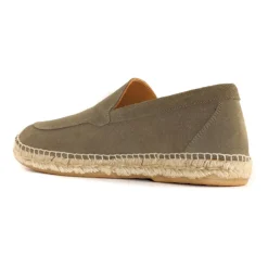 Abarca Khaki e Suède Loafers-Heren Espadrilles