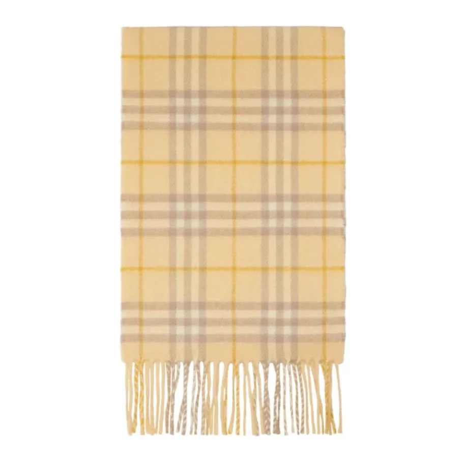 Burberry Kinderen Grijs Geruit Print Sjaal-Heren Sjaals