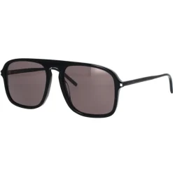 Saint Laurent Klassieke Aviator zonnebril met iconische details-Heren Zonnebrillen
