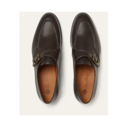 Loro Piana Klassieke Derby Schoenen met Leren Details-Heren Instappers & Slip Ons|Nette Schoenen