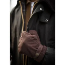 Hestra Klassieke Lederen Handschoenen met Primaloft Vulling-Heren Handschoenen