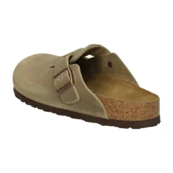 Birkenstock Klassieke Leren Klomp Schoen-Heren Instappers & Slip Ons