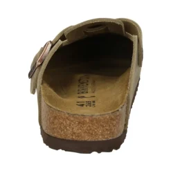Birkenstock Klassieke Leren Klomp Schoen-Heren Instappers & Slip Ons