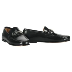 Ferragamo Klassieke leren loafers met Horsebit-detail-Heren Instappers & Slip Ons