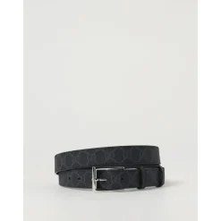 Gucci Klassieke Leren Riem met Zilveren Gesp-Heren Riemen