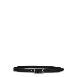 Saint Laurent Klassieke Leren Riem voor Mannen-Heren Riemen