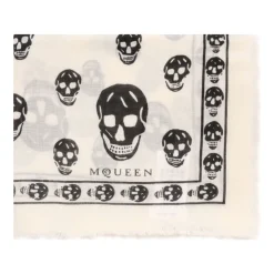 Alexander McQueen Klassieke Skull Sjaal-Heren Sjaals