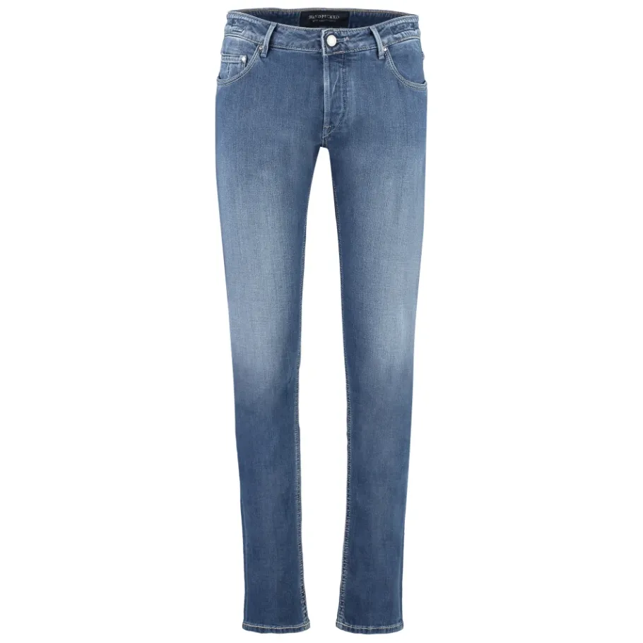 Hand Picked Klassieke Straight-Leg Jeans-Heren Jeans