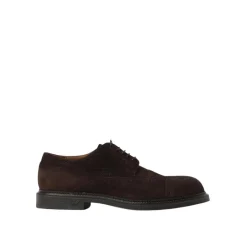 Emporio Armani Klassieke Suède Brogue Veterschoenen-Heren Nette Schoenen