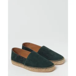 Kiton Klassieke Suede Espadrilles Jute Zool-Heren Espadrilles