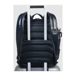 Piquadro Kleine rugzak voor 14 inch computer en iPad-Heren Rugzakken