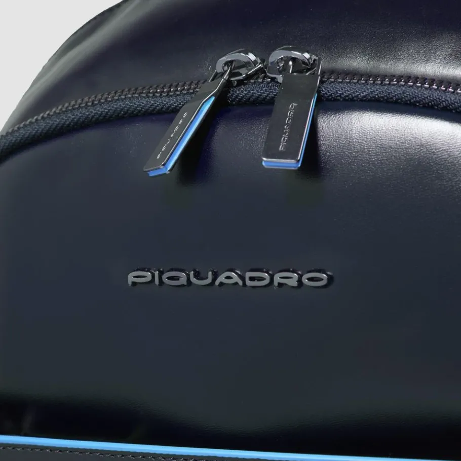 Piquadro Kleine rugzak voor 14 inch computer en iPad-Heren Rugzakken