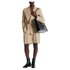 Balmain 1-knoopsjas van soepel canvas-Heren Jassen