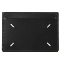 Maison Margiela Korrel Textuur Leren Kaarthouder Portemonnee-Heren Portefeuilles