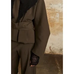 Cortana Korte Open Gebreide Handschoenen-Heren Handschoenen