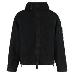 Stone Island Kreukel Corduroy 500-TC Jack met Capuchon-Heren Jassen